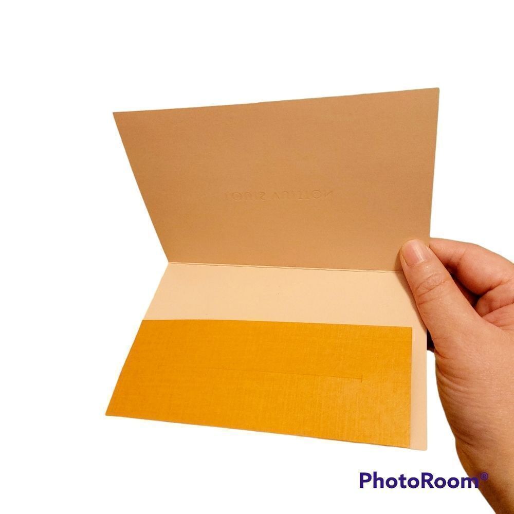 Authentic Louis Vuitton receipt pocket - Picture 2 of 4